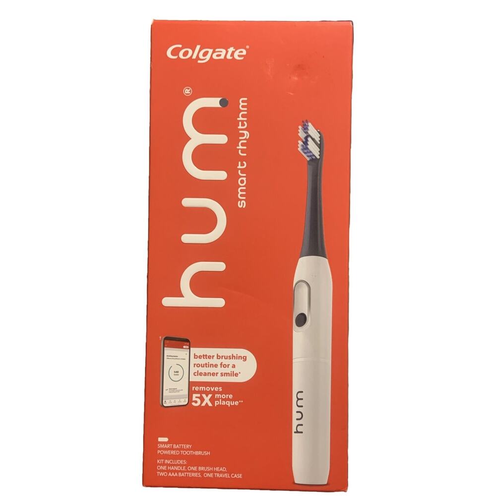 hum by Colgate Smart Rhythm Sonic Toothbrush Kit, Battery-Powered